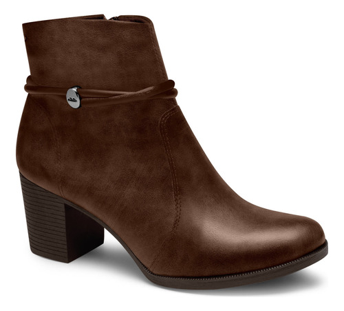 Bota Coturno Feminina Dakota Ankle Boot Morino Salto Alto