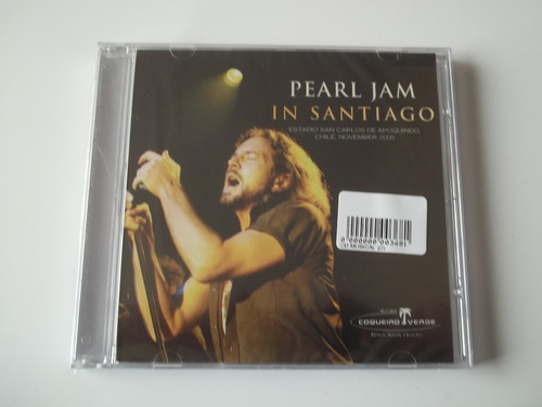 Pearl Jam - Cd In Santiago - Lacrado!