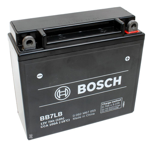 Bateria Moto Bosch 12v 7ah Bb7lb = Yb7lb Cerro