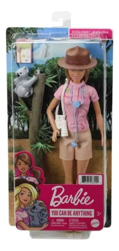 Barbie Muñeca Profesiones Set De Lujo Zoologa