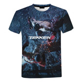 Camiseta Casual De Manga Corta Con Estampado 3d De Tekken 8