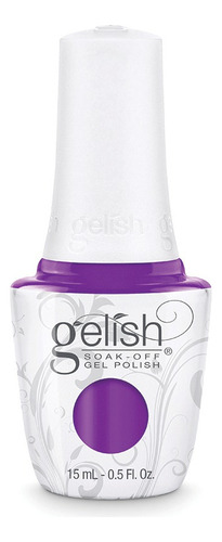 Esmalte Gelish You Glare I Glow Purpl 15ml Color Negro