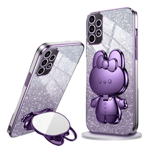 Brillo Brillante Carcasa Funda Para Samsung + Espejo Soporte