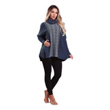 Ruana Poncho Casual Y Estilo Para Mujer 5180 Tej