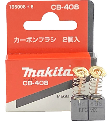 Carbones Makita Cb-408 9032 Rt0700c Mga452 Mga450 9524nb