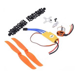 Kit Motor 2200kv Brushless 2212-6 + 30a Esc + Helices