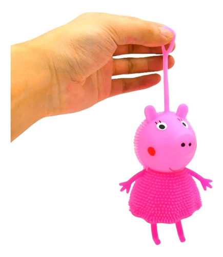 Squishy Peppa Pig Yoyo Con Luz Niños Y Adultos Antiestrés X1