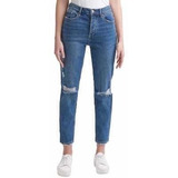 Calvin Klein Jeans Jeans Rasgados D/pierna Recta P/dama Esse