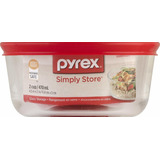 Recipientes De Vidrio, Pyrex, Con Tapa Para Almacenamiento D