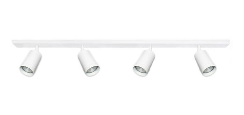 Aplique Techo Barral Riel Spot 4 Luces Dicroica Led 