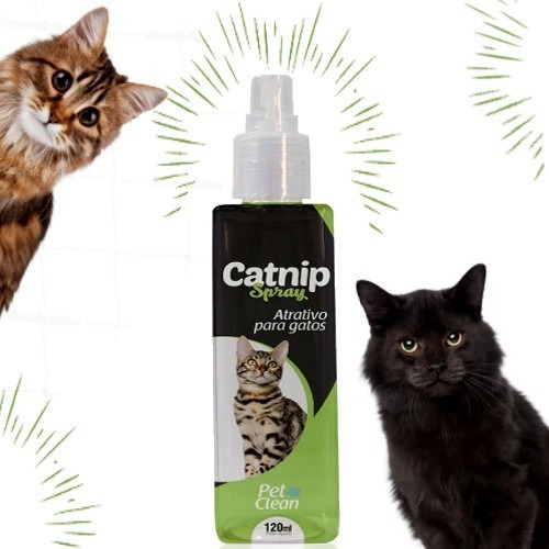 Catnip Erva Gateira Spray Atrativo Para Gato Pet Clean 120ml