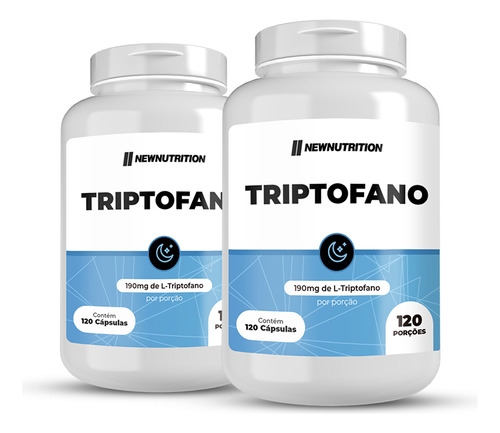 Combo 2 Triptofano Newnutrition 120 Cápsulas