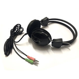 Audífonos Diadema Con Micrófono Para Pc Stereo Jack 3.5 Mm