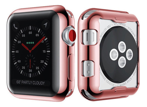 2pcs Bumper Case Capa Proteção 360º Compatível Apple Watch