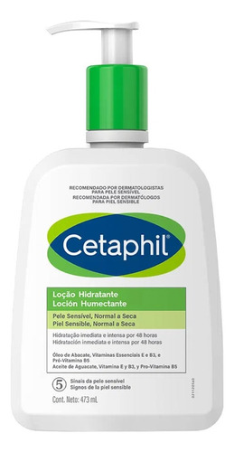 Loção Para Corpo Cetaphil Hidratante 473ml 48 Hr Hidratação