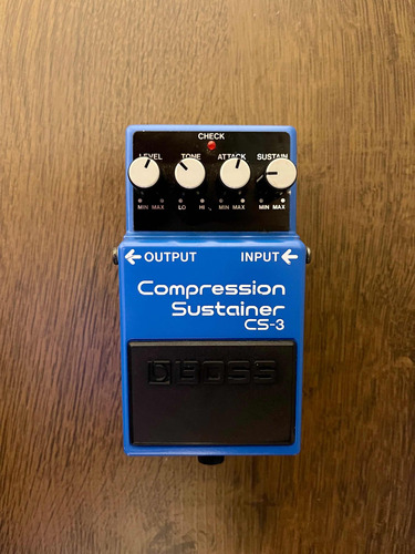 Pedal Boss Cs-3 Compression Sustainer Black Label Anos 90