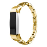 1 For Fitbit Alta Smart Watch X-shaped Metal Watch