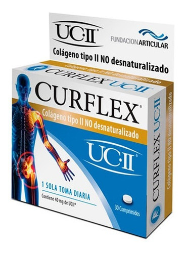 Curflex Colageno Tipo Ii No Desnaturalizado Artrosis 30 Comp