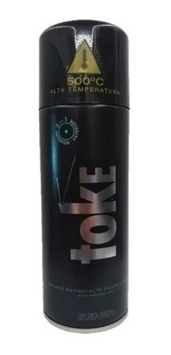 Pintura Aerosol Negro Alta Temperatura 420ml Toke | Gran