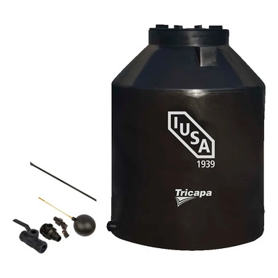 Tinaco Iusa Tricapa 600 Litros Negro Con Accesorios | MercadoLibre