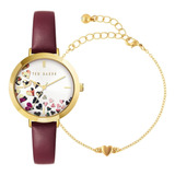 Reloj Para Mujer Ted Baker Phylipa Bkg028300 Rojo