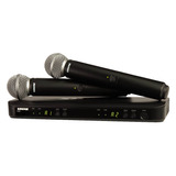 Sistema Inalambrico Shure Microfono Doble Blx288/sm58 Meses