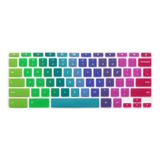 Funda De Teclado Para Laptop Chormebook Hp 14 Y Mas Rainbow