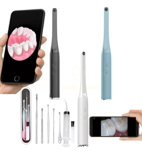 Câmera Intra Oral Odontológica Sem Fio Wifi Android E Ios