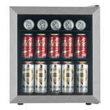 Refrigerador Para 65 Latas Con Puerta De Vidrio Ideal Para