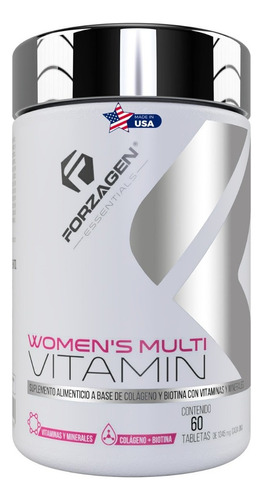 Forzagen Essentials Womens Multivitamin 60 Tabs | Vitaminas Sabor Sin Sabor