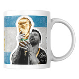 Mug Pocillo Mágico Personalizado Lionel Messi Copa Mundo 