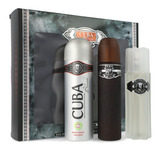 Estuche Cuba Black Men 3 Piezas Edt Original