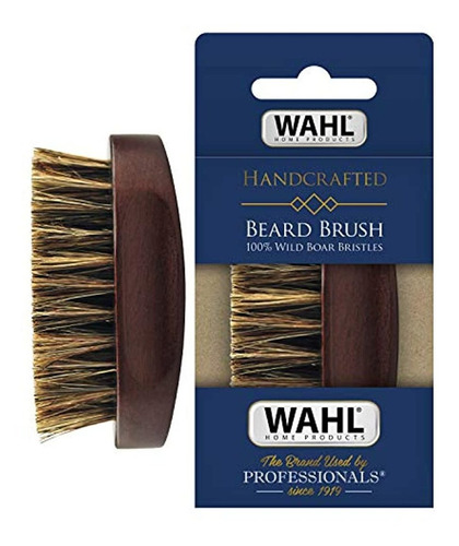 Wahl 3346 - Cepillo Para Barba De Viaje Con Cerdas De Jabalí