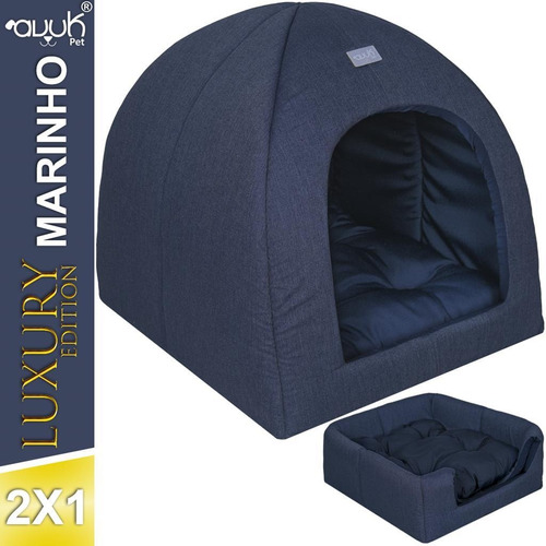 Toca Iglu 2x1 Luxury Edition Avuk Casa Para Cachorro E Gato