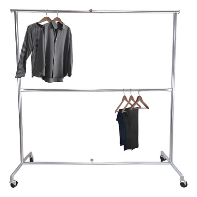 Rack para ropa 1.50 m Almaprac gris galvanizado | Meses sin interés