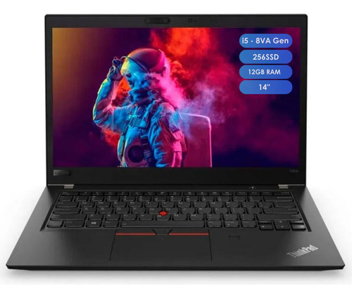 Portátil Ultraliviano Lenovo Core I5 8gen 256ssd 12gb T480s 