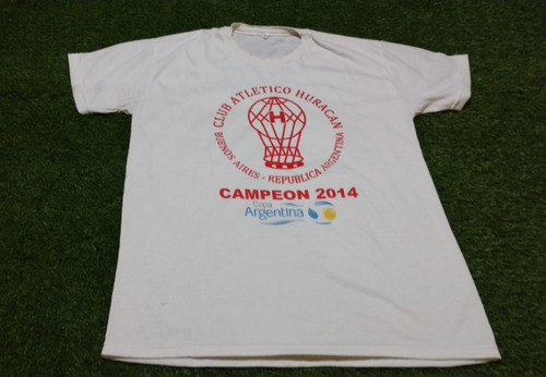 Remera Huracan Campeón 2014 Copa Argentina 