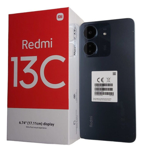 Celular Xiaomi Redmi 13c 256gb/8 Ram + Auricluares De Regalo