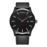 Reloj Analógico Negro Curren 8214 Para Hombre