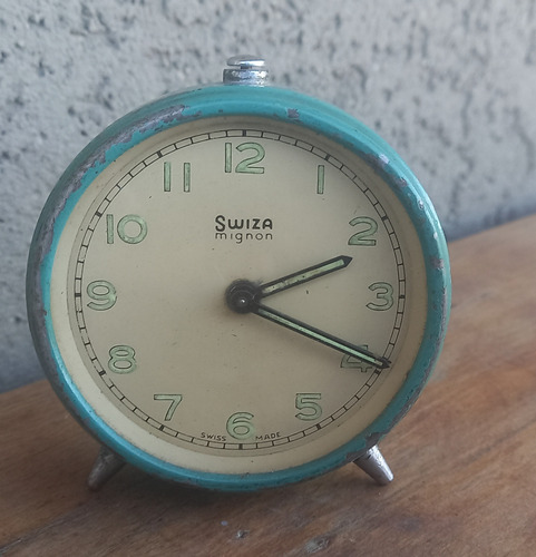 Antiguo Reloj Swisa Mignon Swiss Made Despertador - No Anda