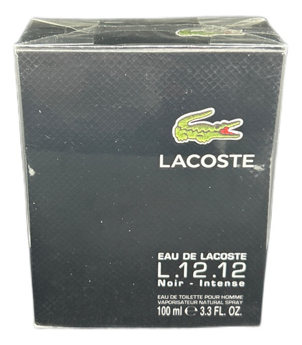 Perfume Lacoste L.12.12 Noir Intense Garantizado Envio Grati