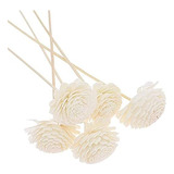 10 Piece Flower Reed Diffuser Sticks, Natural Rattan Wo...