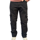 Pantalon Jean Cargo Oversize Premium Hombre