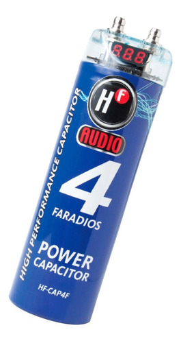 Capacitor 4 Faradios Hf Audio Display Digital Hfcap4f