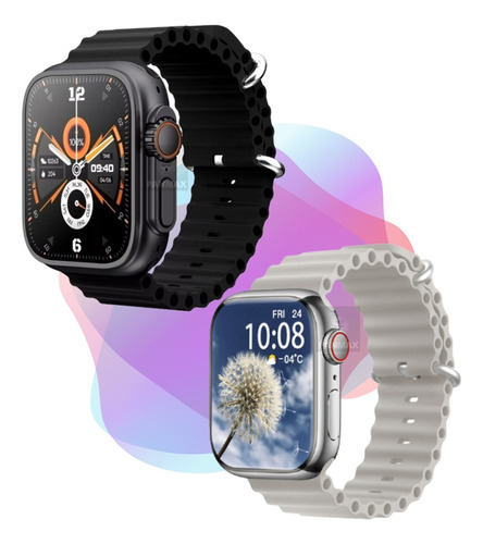 Relógio Smartwatch Hw9 Ultra Max Serie 9 Tela Amoled 2.2 Cor Da Caixa Branco