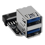 Convertidor Adaptador Usb 3.0 Dual De 3 X 20 Pines