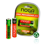 Aaa Recargables X 8  Pcs Noga Aaa 1200/1300 Mah Ni-metal