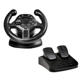 Volante De Carreras, Volante Para Juegos Con Pedal, Volante