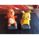 Adorno Para Torta Figura Pikachu Y Charmander - Tortas, Deco