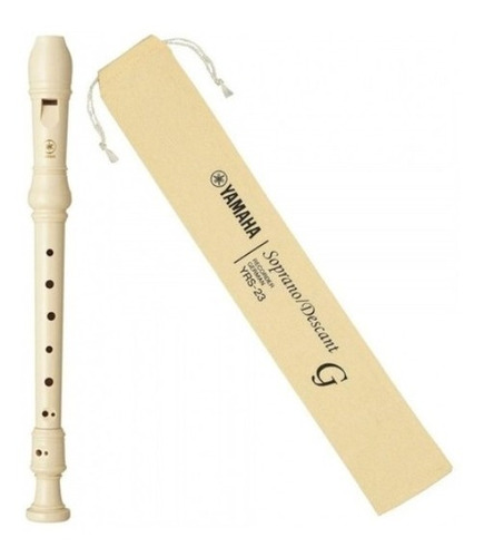 Flauta Doce Yamaha Modelo Soprano Germanica